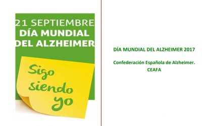 21 de septiembre 2017. Día Mundial del Alzheimer