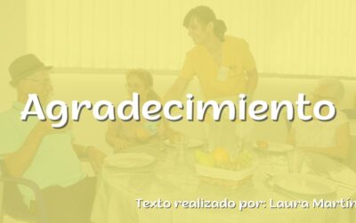 Agradecimiento, por Laura Martín