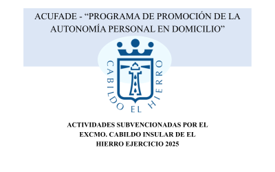 El Hierro refuerza en 2025 la Promoción de la Autonomía Personal en domicilio:
